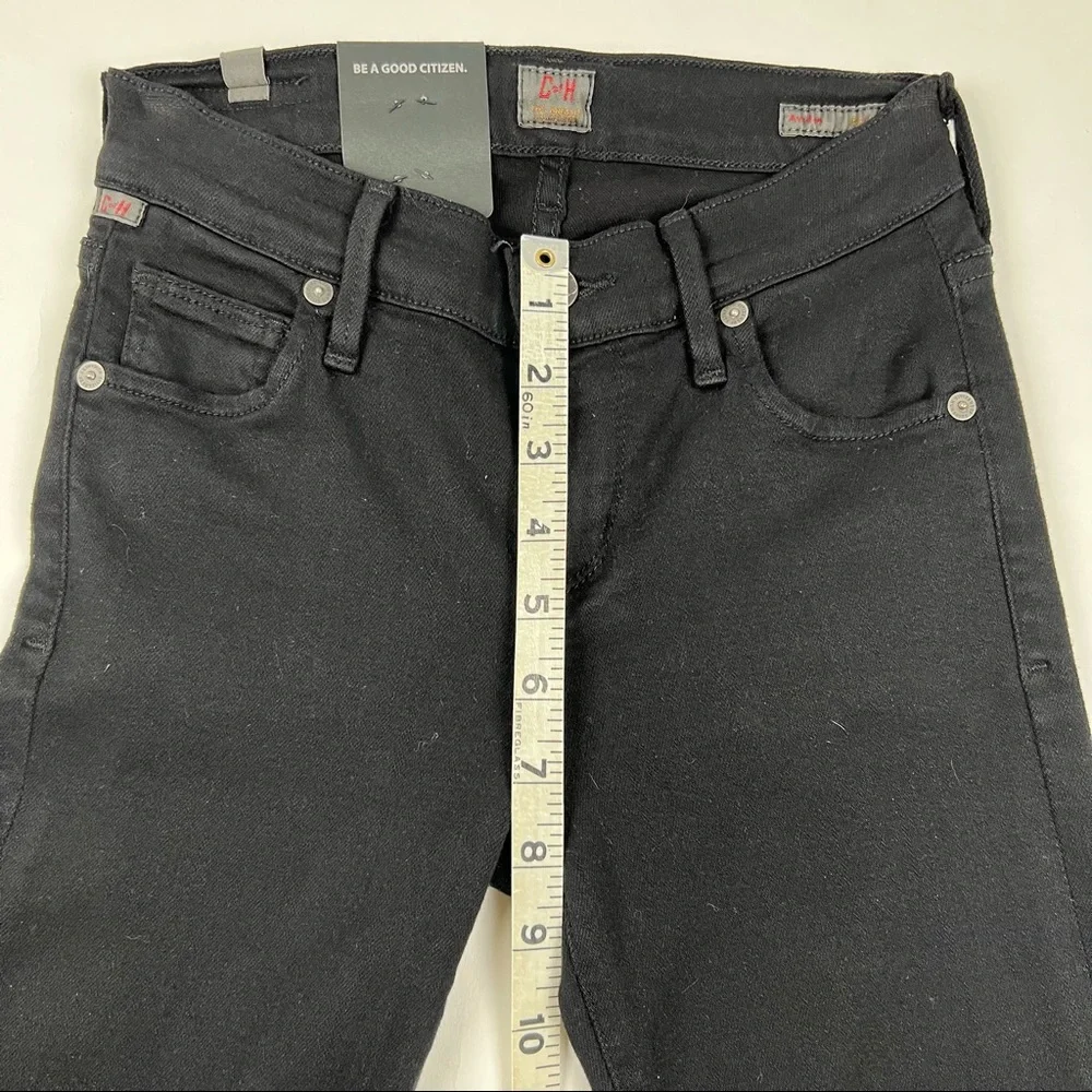 NWT Citizens of Humanity, Avedon Slick, Black Super Stretch Lo-Rise Skinny Sz 25 - Picture 9 of 13